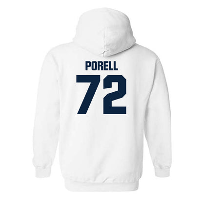 Notre Dame - NCAA Men's Lacrosse : Thomas Porell - Classic Fashion Shersey Hooded Sweatshirt-1