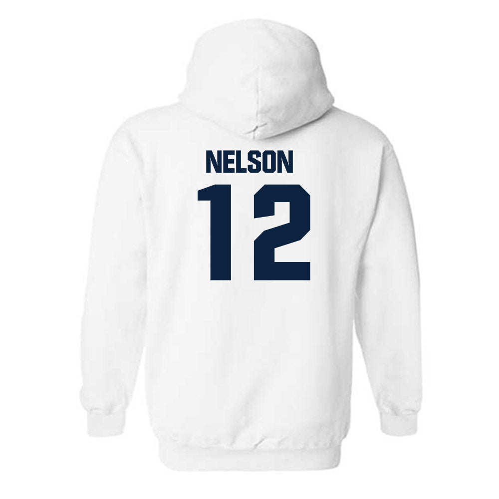 Notre Dame - NCAA Men's Ice Hockey : Henry Nelson - Classic Fashion Shersey Hooded Sweatshirt