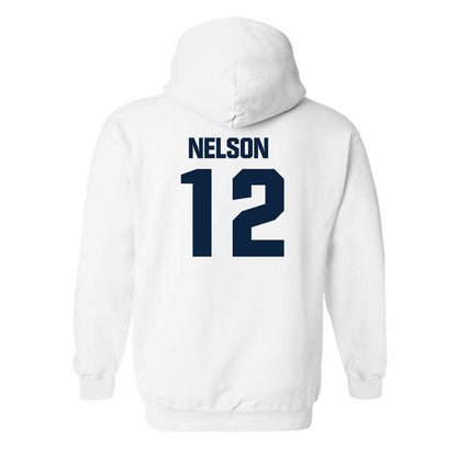 Notre Dame - NCAA Men's Ice Hockey : Henry Nelson - Classic Fashion Shersey Hooded Sweatshirt