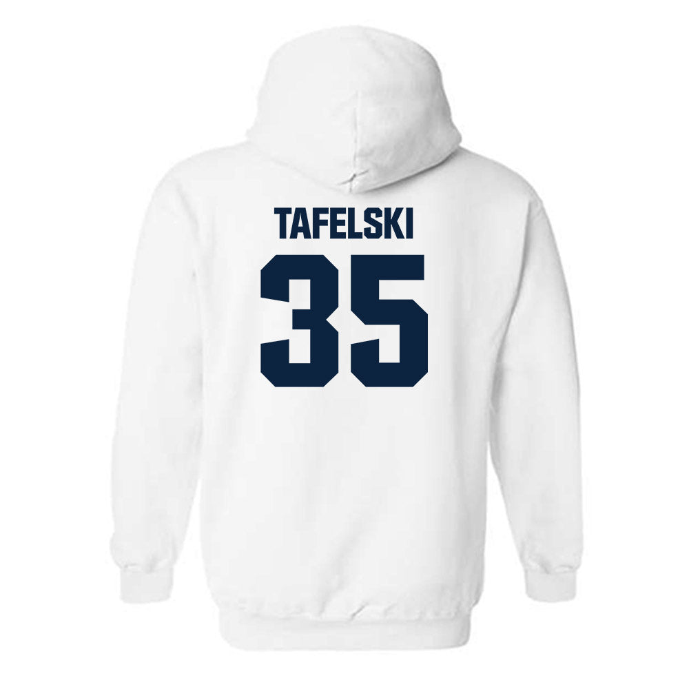 Notre Dame - NCAA Football : Jake Tafelski - Classic Fashion Shersey Hooded Sweatshirt-1