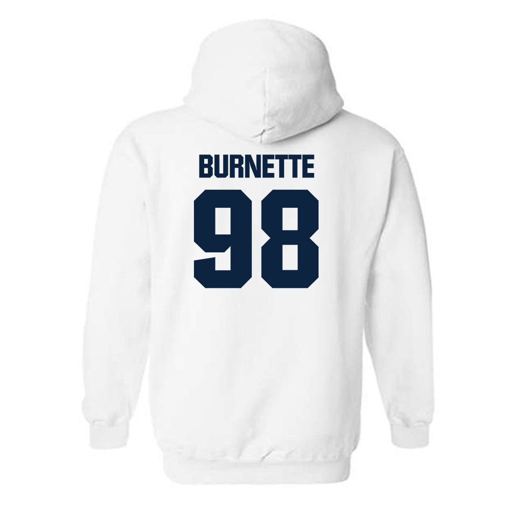 Notre Dame - NCAA Football : Noah Burnette - Classic Fashion Shersey Hooded Sweatshirt-1