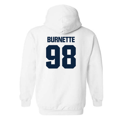 Notre Dame - NCAA Football : Noah Burnette - Classic Fashion Shersey Hooded Sweatshirt-1
