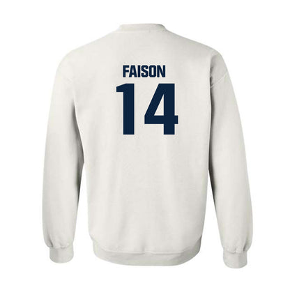 Notre Dame - NCAA Men's Lacrosse : Jordan Faison - Classic Fashion Shersey Crewneck Sweatshirt-1