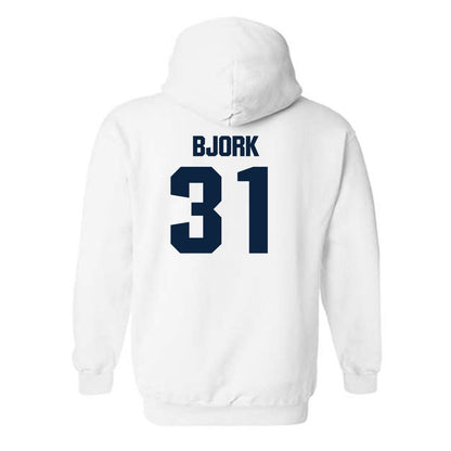 Notre Dame - NCAA Women's Volleyball : Anna Bjork - Classic Fashion Shersey Hooded Sweatshirt