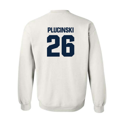 Notre Dame - NCAA Men's Ice Hockey : Zach Plucinski - Classic Fashion Shersey Crewneck Sweatshirt