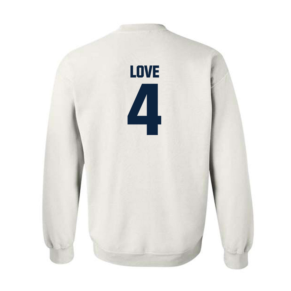 Notre Dame - NCAA Football : Jeremiyah Love - Classic Fashion Shersey Crewneck Sweatshirt-1