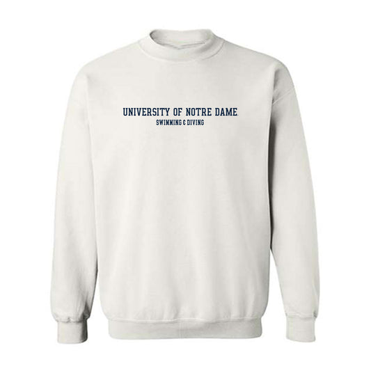 Notre Dame - NCAA Men's Swimming & Diving : Jackson Armour - Classic Fashion Shersey Crewneck Sweatshirt-0