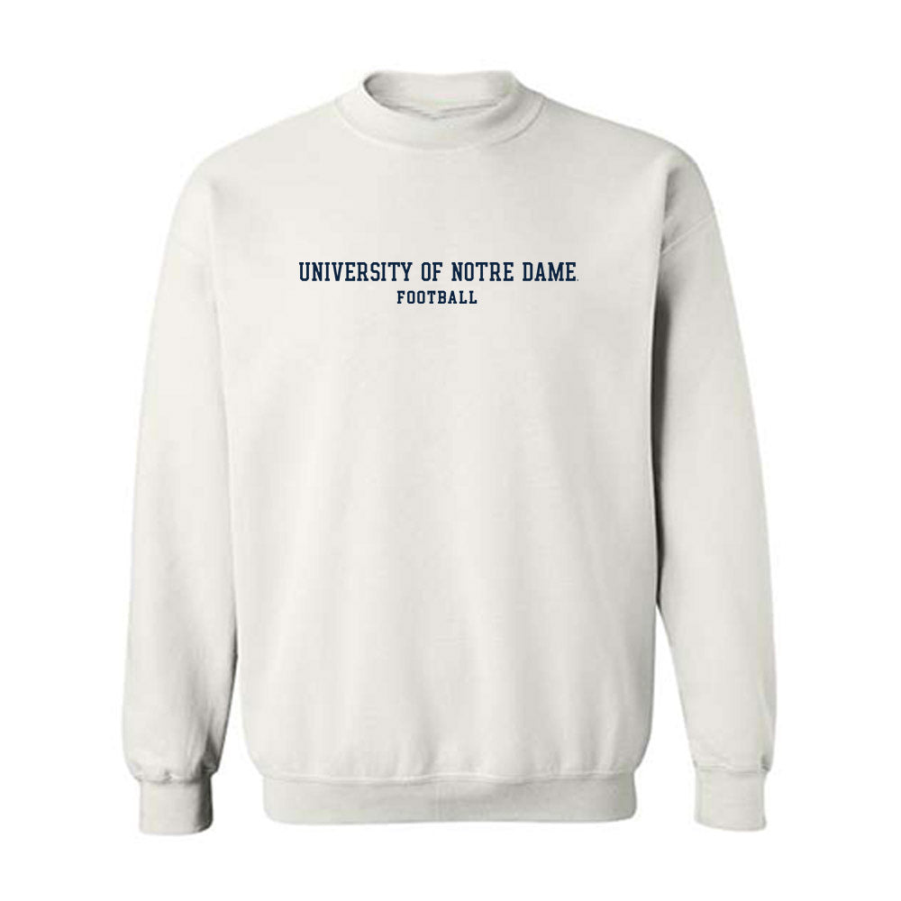 Notre Dame - NCAA Football : Matty Augustine - Classic Fashion Shersey Crewneck Sweatshirt-0