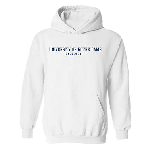 Notre Dame - NCAA Men's Basketball : Cole Certa - Classic Fashion Shersey Hooded Sweatshirt-0