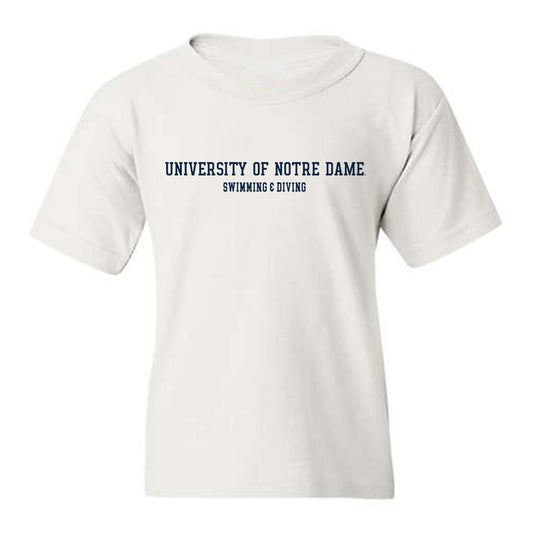Notre Dame - NCAA Men's Swimming & Diving : Jackson Armour - Classic Fashion Shersey Youth T-Shirt-0