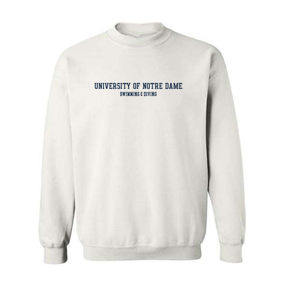 Notre Dame - NCAA Men's Swimming & Diving : Owen Tharrington - Classic Fashion Shersey Crewneck Sweatshirt-0
