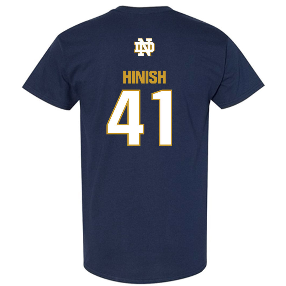 Notre Dame - NCAA Football : Donovan Hinish - Classic Fashion Shersey T-Shirt-1