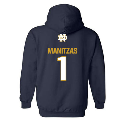 Notre Dame - NCAA Women's Volleyball : Alyssa Manitzas - Classic Fashion Shersey Hooded Sweatshirt