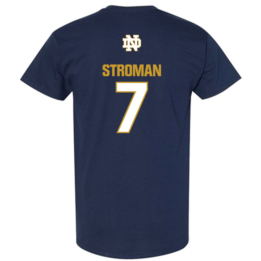 Notre Dame - NCAA Football : Jalen Stroman - Classic Fashion Shersey T-Shirt-1