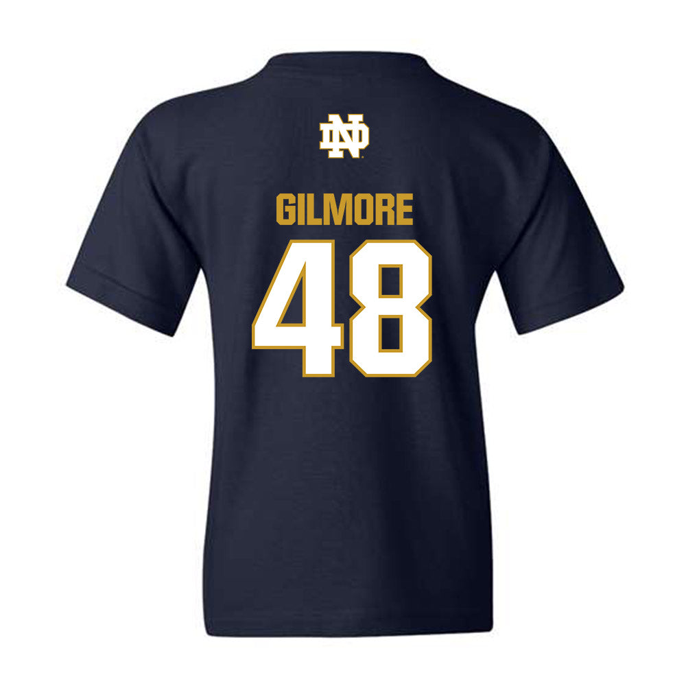 Notre Dame - NCAA Baseball : Clark Gilmore - Classic Fashion Shersey Youth T-Shirt