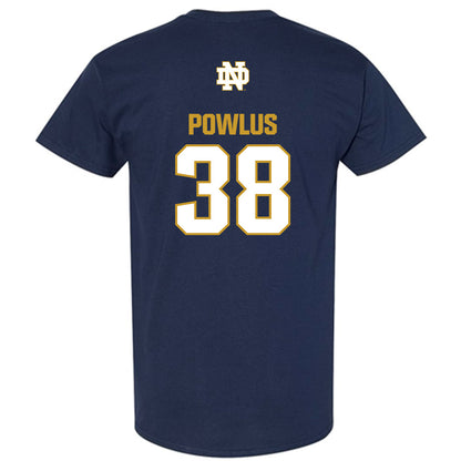 Notre Dame - NCAA Football : Tommy Powlus - Classic Fashion Shersey T-Shirt-1