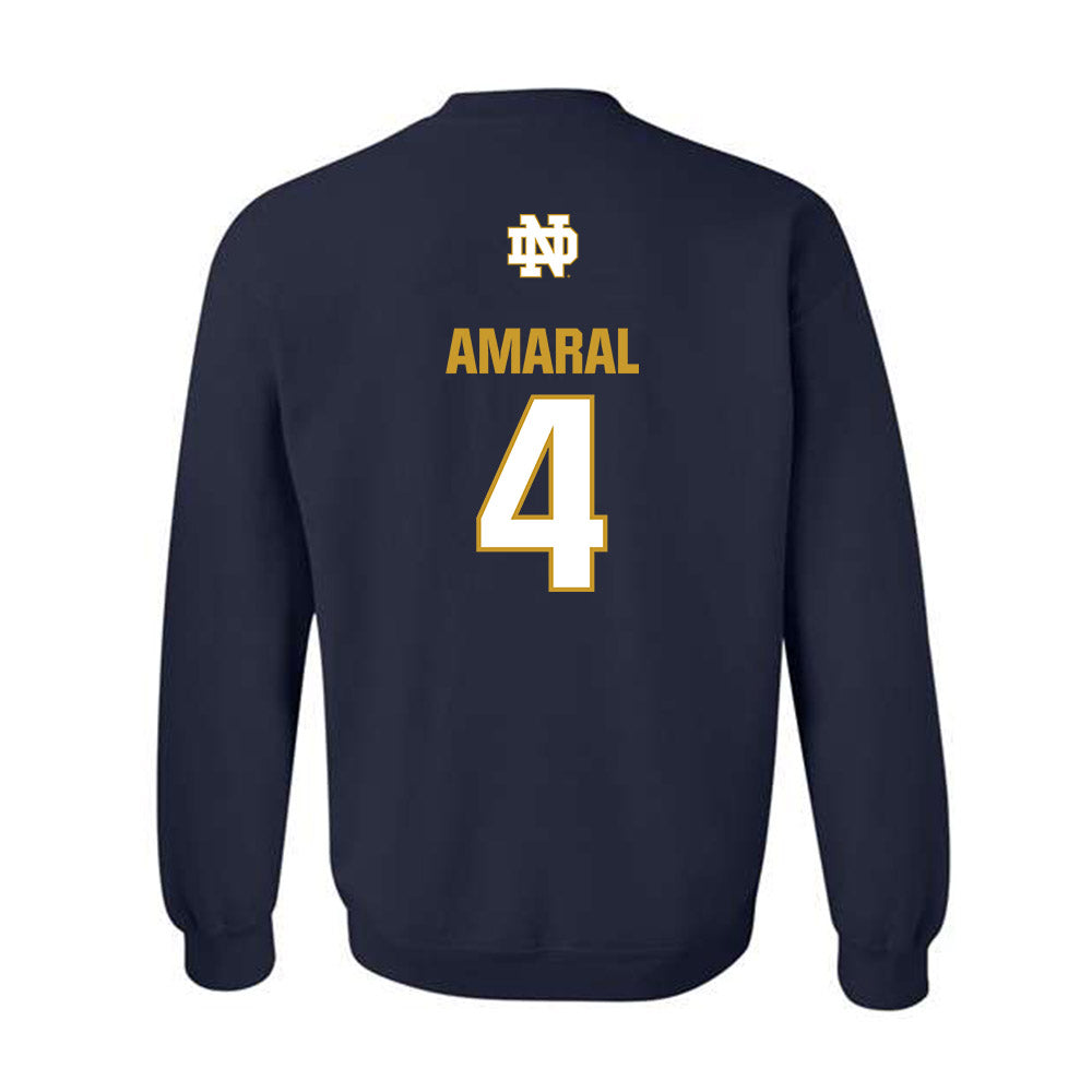 Notre Dame - NCAA Softball : Addison Amaral - Classic Fashion Shersey Crewneck Sweatshirt-1