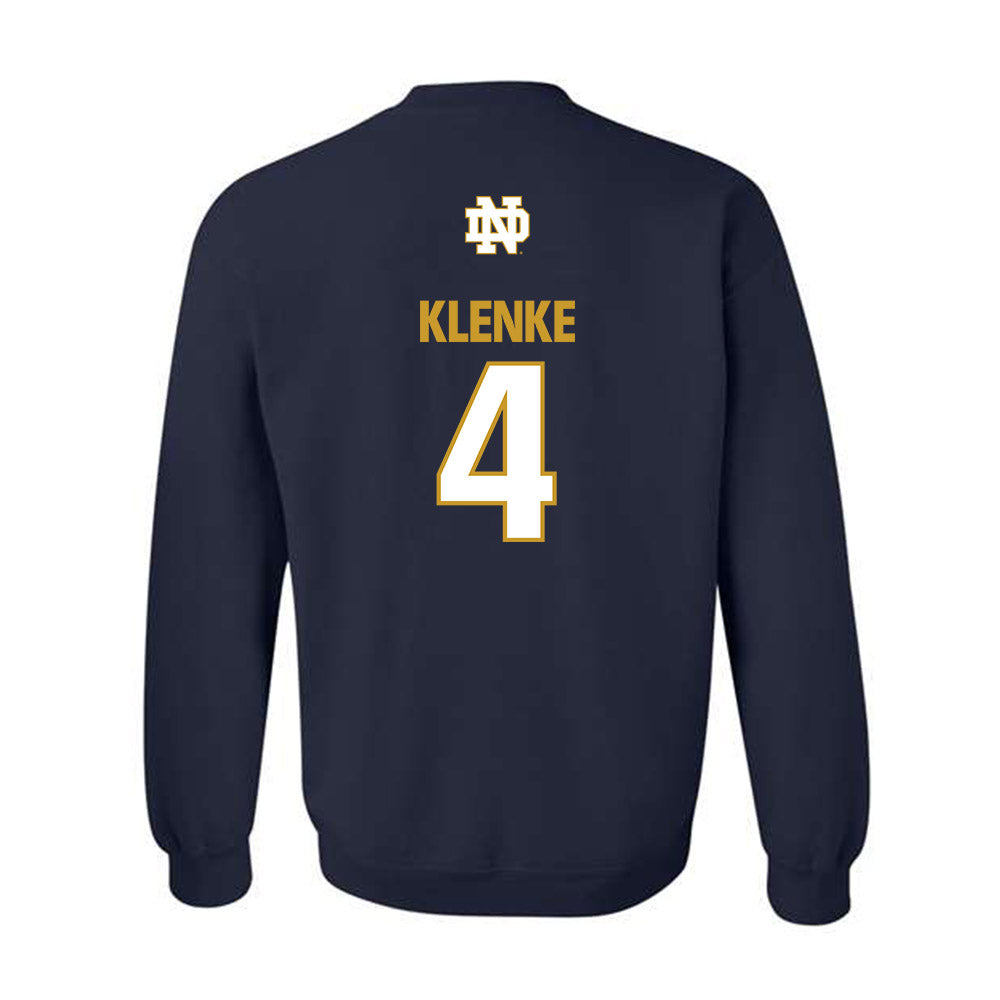 Notre Dame - NCAA Women's Soccer : Leah Klenke - Classic Fashion Shersey Crewneck Sweatshirt