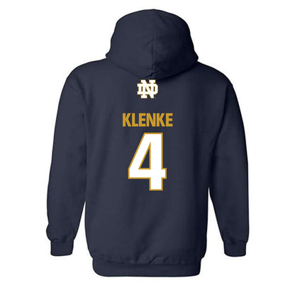 Notre Dame - NCAA Women's Soccer : Leah Klenke - Classic Fashion Shersey Hooded Sweatshirt