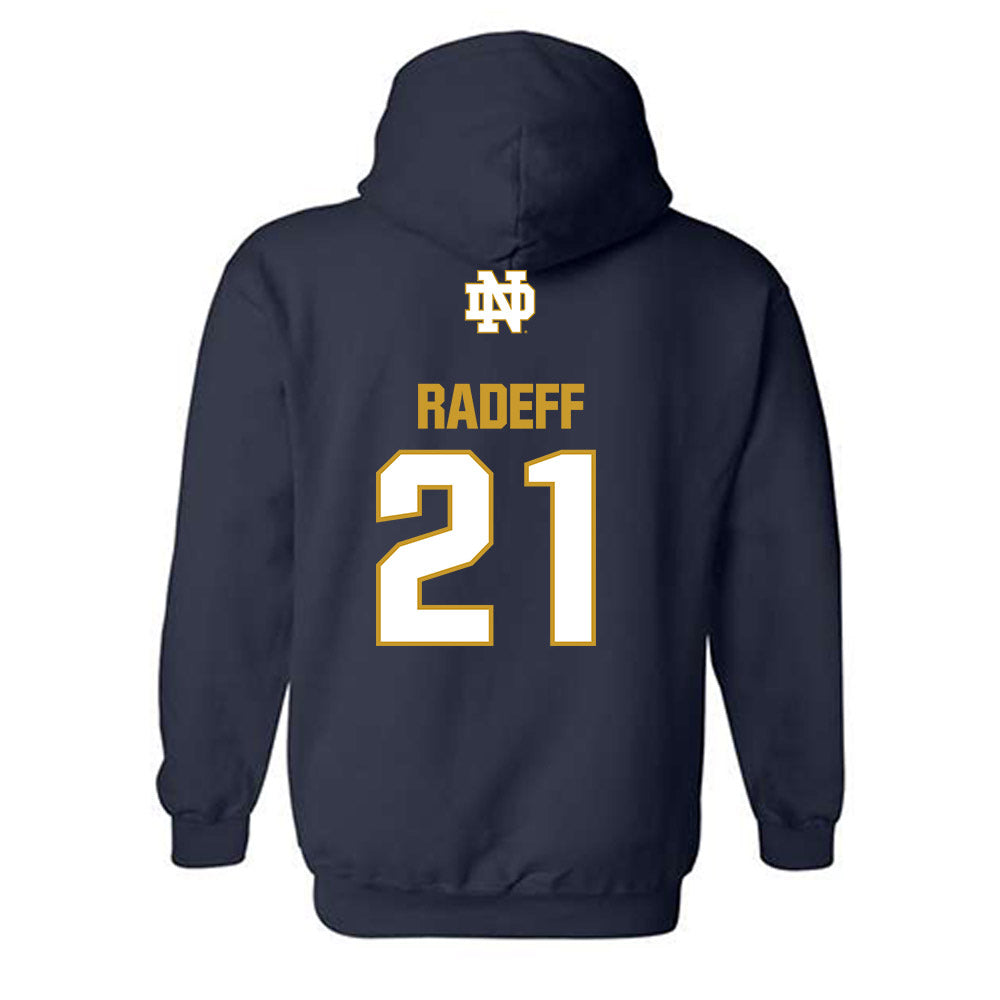 Notre Dame - NCAA Women's Volleyball : Maria Radeff - Classic Fashion Shersey Hooded Sweatshirt