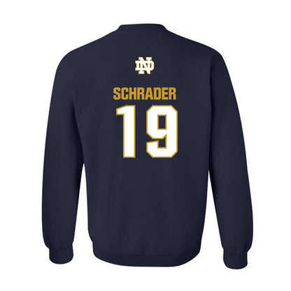 Notre Dame - NCAA Women's Volleyball : Phyona Schrader - Classic Fashion Shersey Crewneck Sweatshirt-1