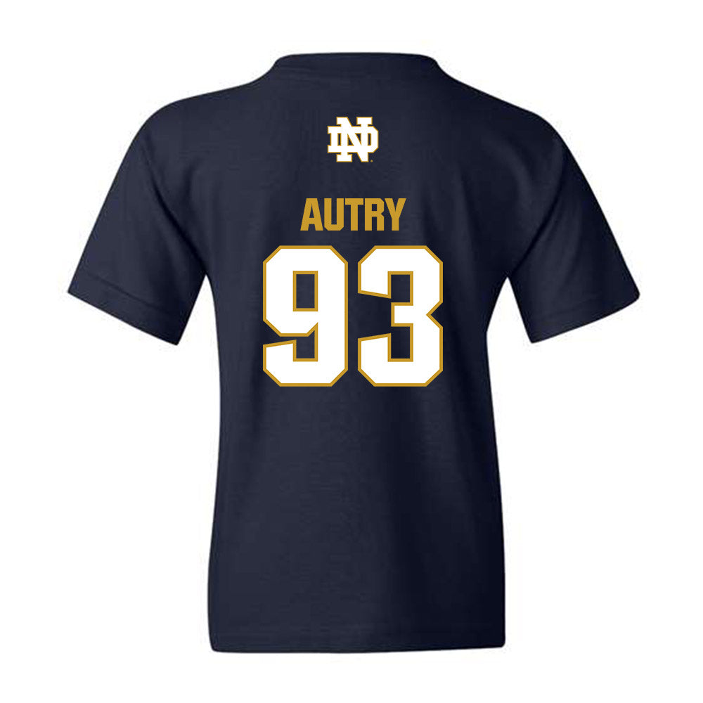 Notre Dame - NCAA Football : Quentin Autry - Classic Fashion Shersey Youth T-Shirt