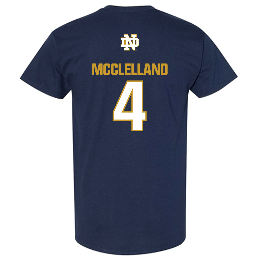 Notre Dame - NCAA Women's Lacrosse : Ellie McClelland - Classic Fashion Shersey T-Shirt-1