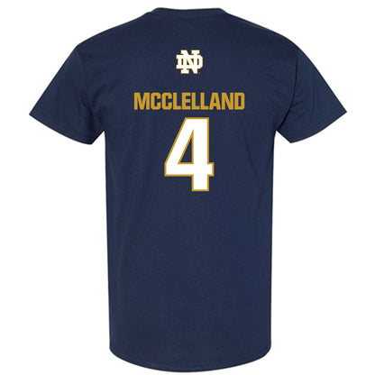 Notre Dame - NCAA Women's Lacrosse : Ellie McClelland - Classic Fashion Shersey T-Shirt-1