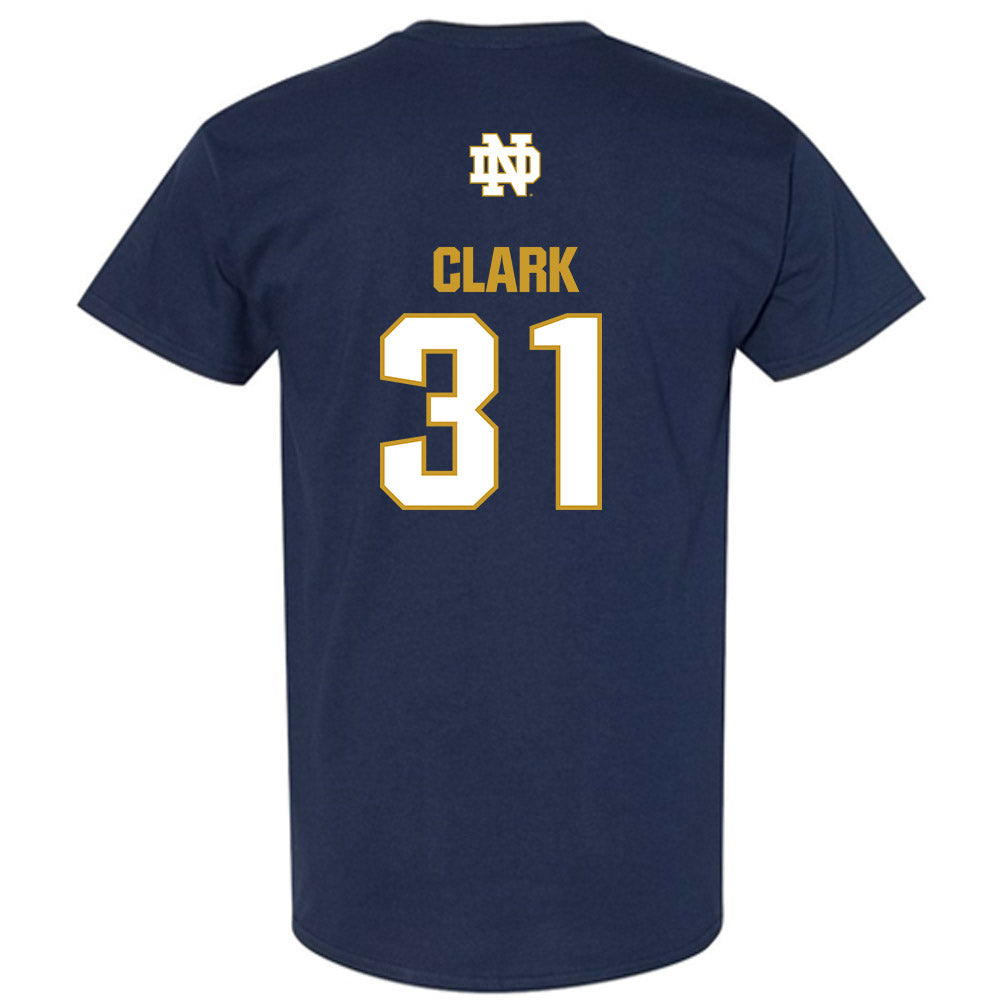 Notre Dame - NCAA Baseball : Evan Clark - Classic Fashion Shersey T-Shirt-1