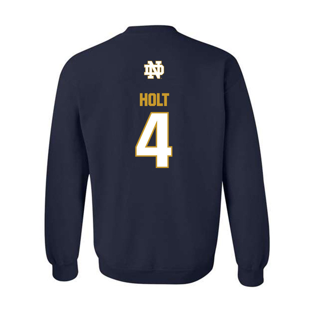 Notre Dame - NCAA Baseball : Jonathan Holt - Classic Fashion Shersey Crewneck Sweatshirt