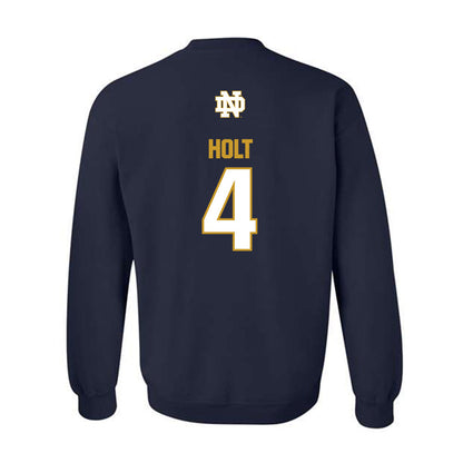 Notre Dame - NCAA Baseball : Jonathan Holt - Classic Fashion Shersey Crewneck Sweatshirt