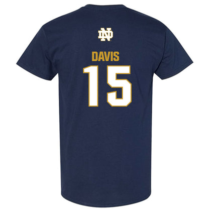 Notre Dame - NCAA Men's Lacrosse : Anderson Davis - Classic Fashion Shersey T-Shirt-1