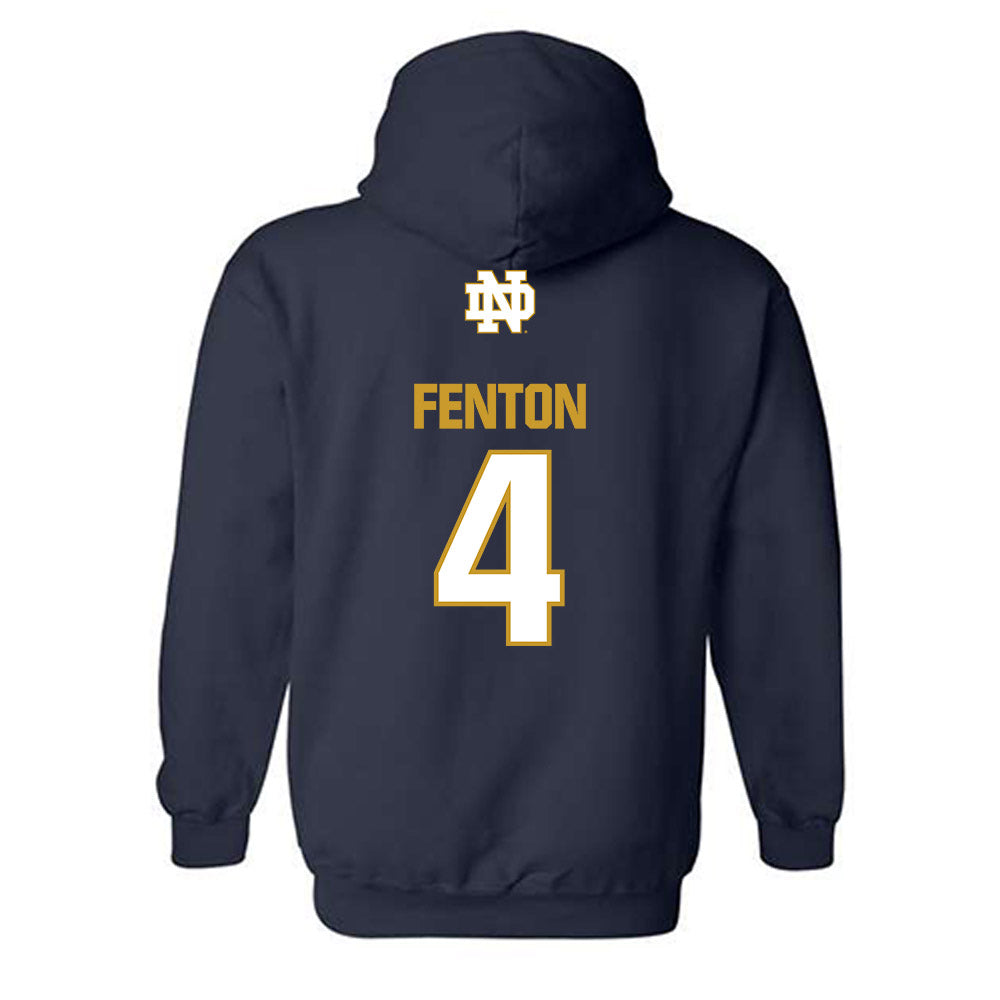 Notre Dame - NCAA Women's Volleyball : Lily Fenton - Classic Fashion Shersey Hooded Sweatshirt