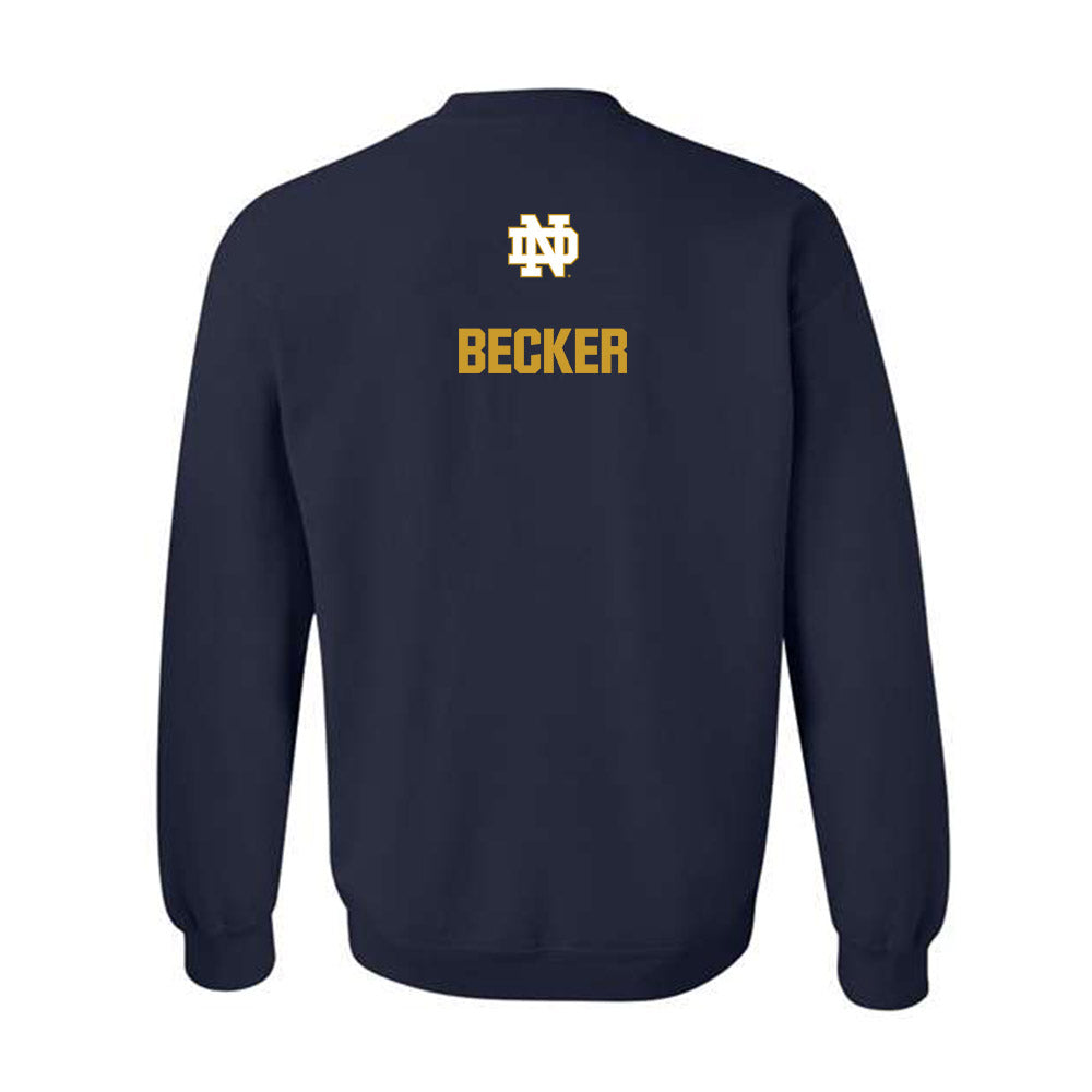 Notre Dame - NCAA Men's Tennis : Noah Becker - Classic Fashion Shersey Crewneck Sweatshirt