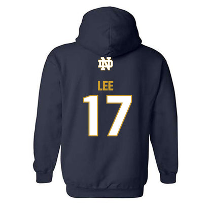 Notre Dame - NCAA Baseball : Jayce Lee - Classic Fashion Shersey Hooded Sweatshirt