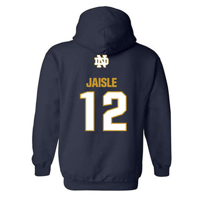 Notre Dame - NCAA Baseball : Will Jaisle - Classic Fashion Shersey Hooded Sweatshirt-1