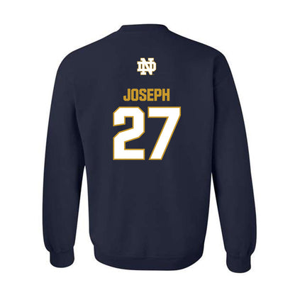 Notre Dame - NCAA Women's Soccer : Lily Joseph - Classic Fashion Shersey Crewneck Sweatshirt-1