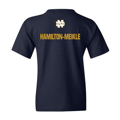 Notre Dame - NCAA Men's Fencing : Jonathan Hamilton-Meikle - Classic Fashion Shersey Youth T-Shirt-1