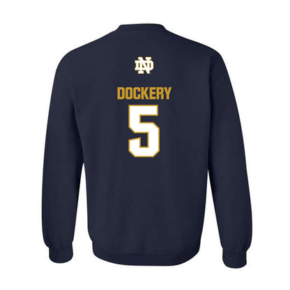 Notre Dame - NCAA Women's Volleyball : Cailey Dockery - Classic Fashion Shersey Crewneck Sweatshirt-1