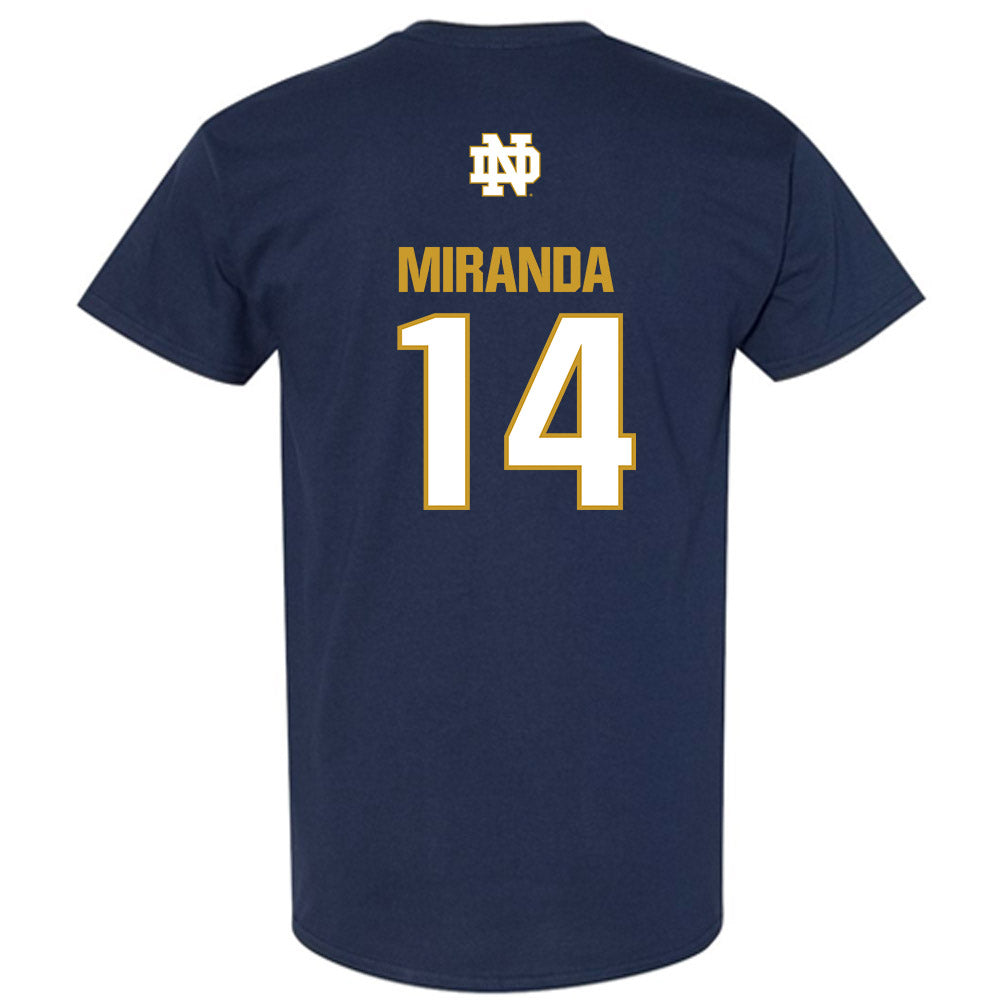 Notre Dame - NCAA Baseball : Shane Miranda - Classic Fashion Shersey T-Shirt-1