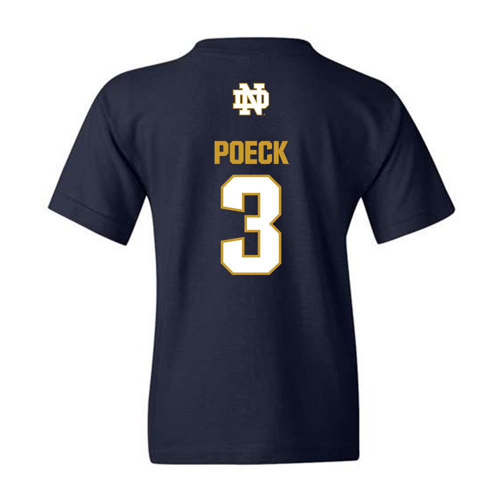 Notre Dame - NCAA Softball : Sydny Poeck - Classic Fashion Shersey Youth T-Shirt