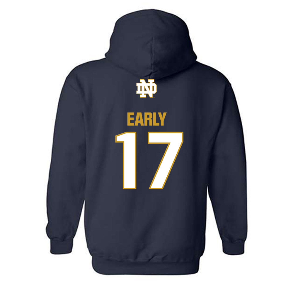 Notre Dame - NCAA Softball : Caitlyn Early - Classic Fashion Shersey Hooded Sweatshirt-1