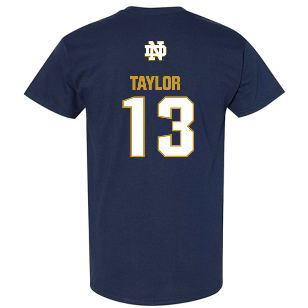 Notre Dame - NCAA Men's Lacrosse : Jake Taylor - Classic Fashion Shersey T-Shirt-1