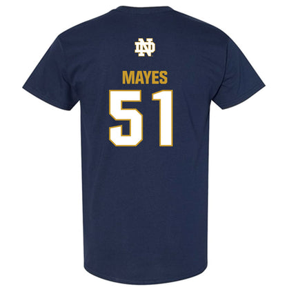 Notre Dame - NCAA Baseball : Justin Mayes - Classic Fashion Shersey T-Shirt-1