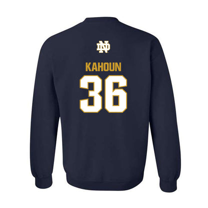 Notre Dame - NCAA Football : Bodie Kahoun - Classic Fashion Shersey Crewneck Sweatshirt-1