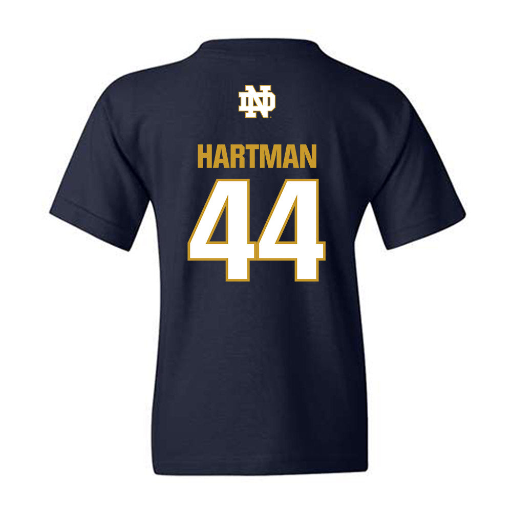 Notre Dame - NCAA Baseball : Trent Hartman - Classic Fashion Shersey Youth T-Shirt-1