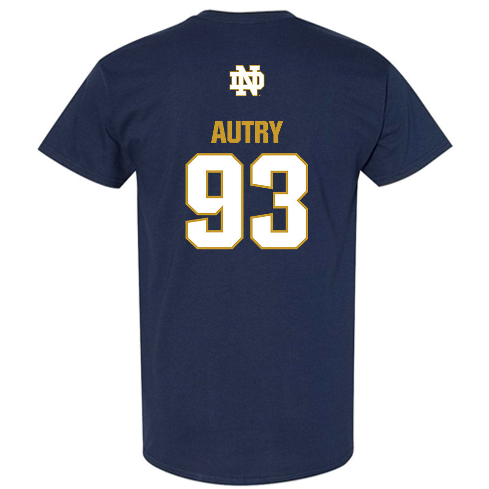 Notre Dame - NCAA Football : Quentin Autry - Classic Fashion Shersey T-Shirt