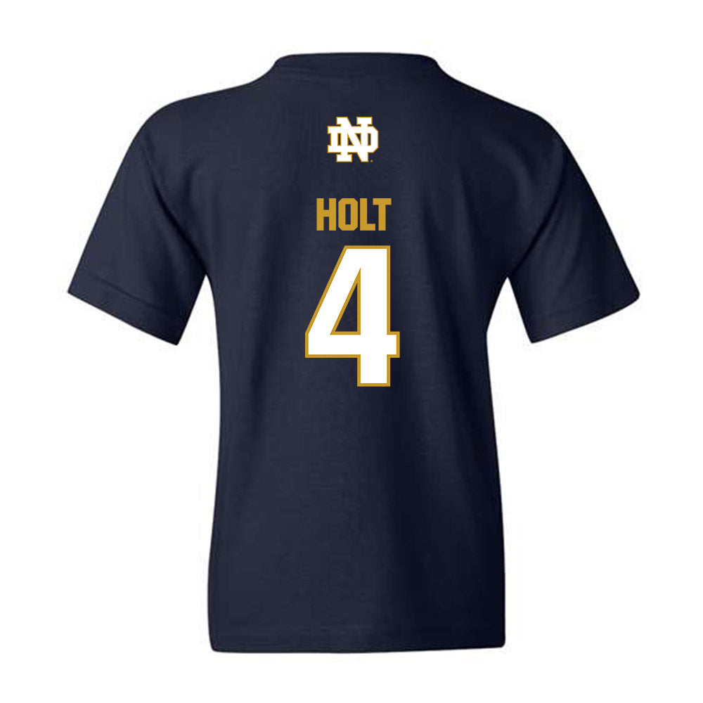 Notre Dame - NCAA Baseball : Jonathan Holt - Classic Fashion Shersey Youth T-Shirt
