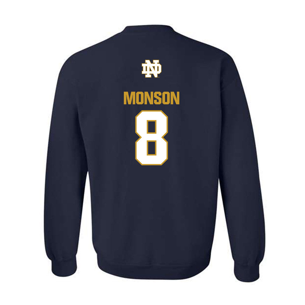 Notre Dame - NCAA Women's Volleyball : Hattie Monson - Classic Fashion Shersey Crewneck Sweatshirt