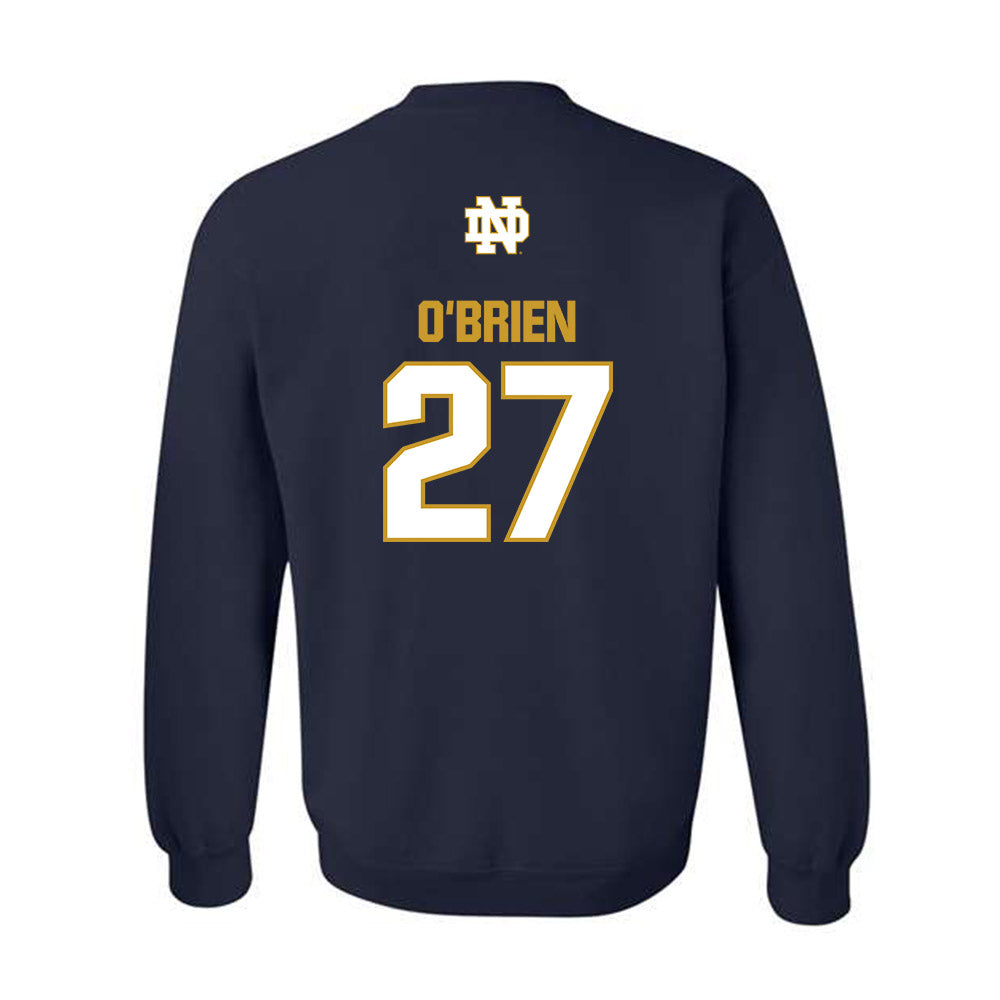 Notre Dame - NCAA Softball : Caroline O'Brien - Classic Fashion Shersey Crewneck Sweatshirt